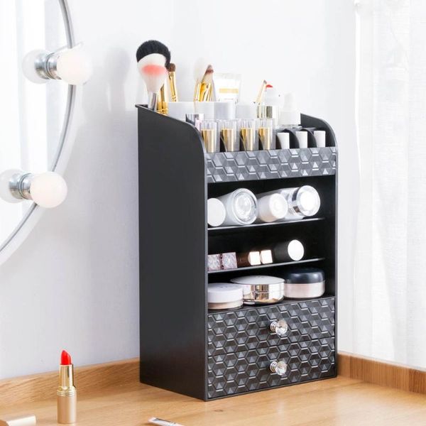 makeup organizer cosmetic storage box skin care product rack deskbrush holder jewelry case container boxes & bins
makeup organizer cosmetic storage box skin care product rack deskbrush holder jewelry case container boxes & bins