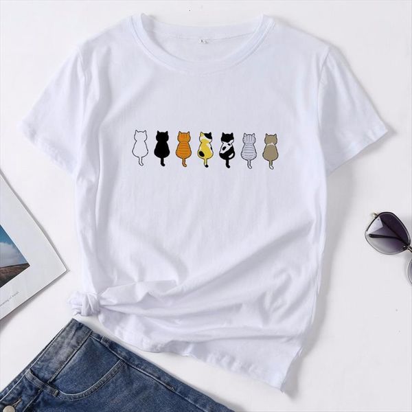 kawaii cat short sleeve funny womens t shirts cartoon print harajuku 90s graphic summer tee female, White
kawaii cat short sleeve funny womens t shirts cartoon print harajuku 90s graphic summer tee female, White