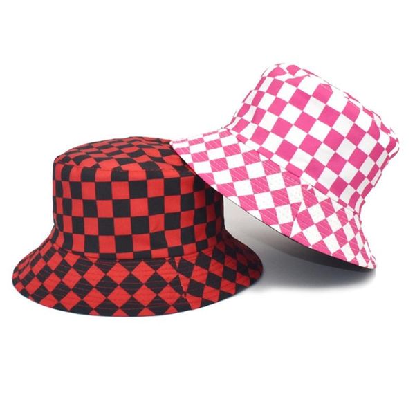 wide brim hats 50le multicolor checkered plaid bucket hat reversible sunscreen panama fisherman cap, Blue;gray
wide brim hats 50le multicolor checkered plaid bucket hat reversible sunscreen panama fisherman cap, Blue;gray