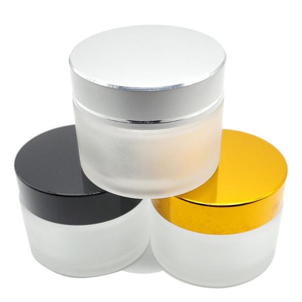 storage bottles & jars 1pcs glass cream jar 10/20/30/50gcosmetic container frosted cosmetic silver lid bottle
storage bottles & jars 1pcs glass cream jar 10/20/30/50gcosmetic container frosted cosmetic silver lid bottle
