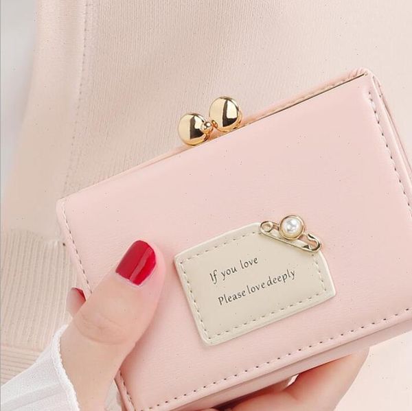women wallets female short design fashion three fold purse simple cute student clutch card holder coin, Red;black
women wallets female short design fashion three fold purse simple cute student clutch card holder coin, Red;black