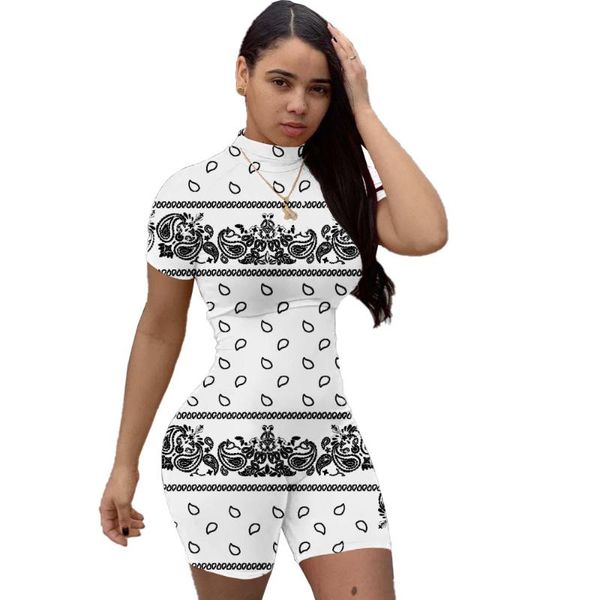 women's jumpsuits & rompers ar5219 europe and the united states 2021 clothing cashew flower print slim-fit jumpsuit shorts, Black;white
women's jumpsuits & rompers ar5219 europe and the united states 2021 clothing cashew flower print slim-fit jumpsuit shorts, Black;white
