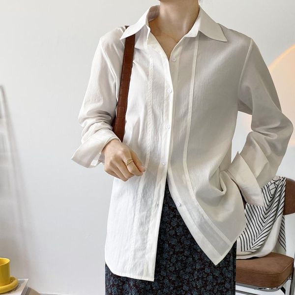 yeeloca spring design loose basic shirt women simple long sleeve white blouser korean office lady lapel women's blouses & shirts
yeeloca spring design loose basic shirt women simple long sleeve white blouser korean office lady lapel women's blouses & shirts