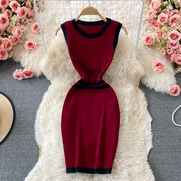 casual dresses 2021 summer korean slim vest dress women show thin celebrity elastic knitted fashion ladies bodycon ol, Black;gray
casual dresses 2021 summer korean slim vest dress women show thin celebrity elastic knitted fashion ladies bodycon ol, Black;gray