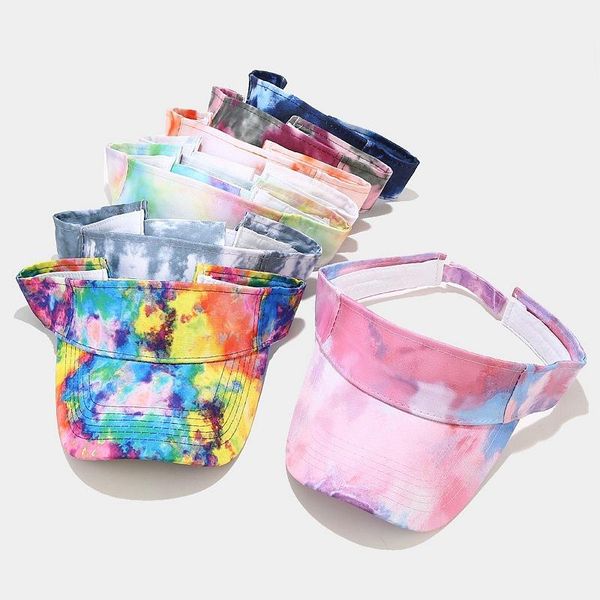 berets 8 colors tie dye empty hat women men summer visors european american spring outdoor sunscreen men's baseball cap, Blue;gray
berets 8 colors tie dye empty hat women men summer visors european american spring outdoor sunscreen men's baseball cap, Blue;gray