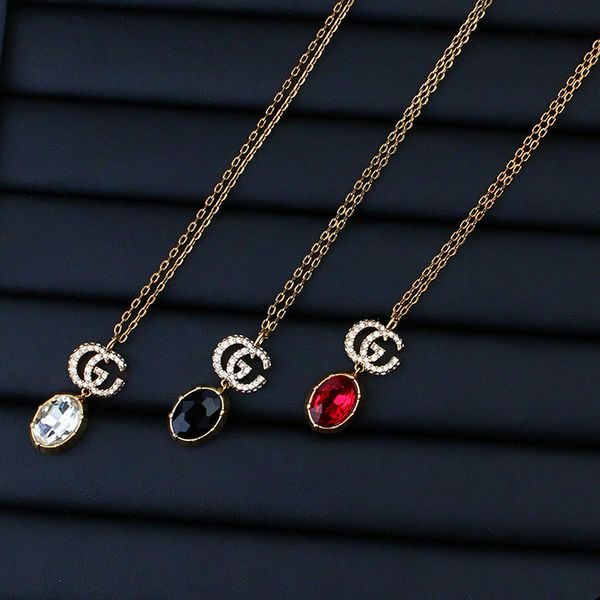 necklace inlaid with diamond double sweater chain crystal pendant necklace net red, Silver
necklace inlaid with diamond double sweater chain crystal pendant necklace net red, Silver