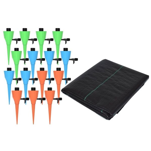 15pcs plant watering spikes constant pressure devices & 1 pcs landscape fabric gardening mat 2m x 10m other garden supplies
15pcs plant watering spikes constant pressure devices & 1 pcs landscape fabric gardening mat 2m x 10m other garden supplies