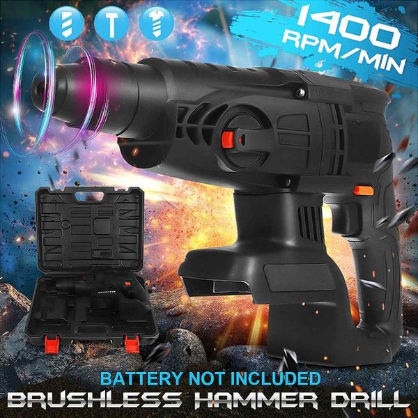 professiona electric drills 68v drill pick rotary hammer 3in1 brushless cordless demolition impact punch power tools
professiona electric drills 68v drill pick rotary hammer 3in1 brushless cordless demolition impact punch power tools