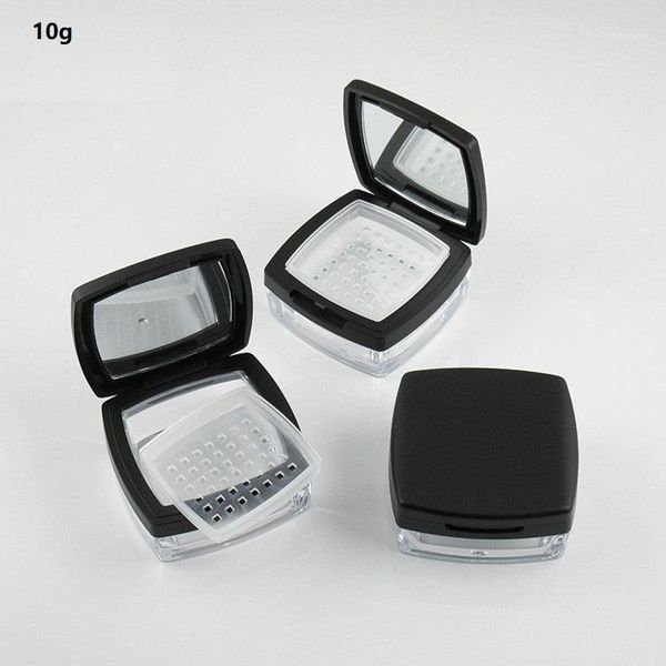 storage bottles & jars 10g square frosted black loose powder case with mirror clear cosmetic refillable jar facial beauty tool
storage bottles & jars 10g square frosted black loose powder case with mirror clear cosmetic refillable jar facial beauty tool