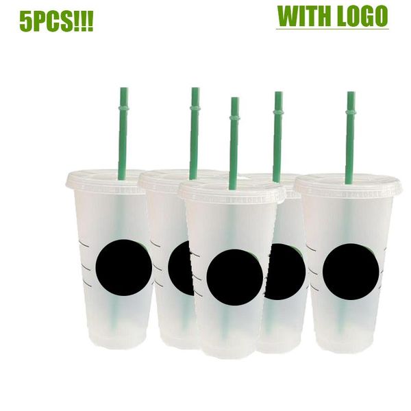 mugs 5pcs 710ml 24oz straw cup with lid logo color changing coffee reusable cups plastic tumbler matte finish
mugs 5pcs 710ml 24oz straw cup with lid logo color changing coffee reusable cups plastic tumbler matte finish