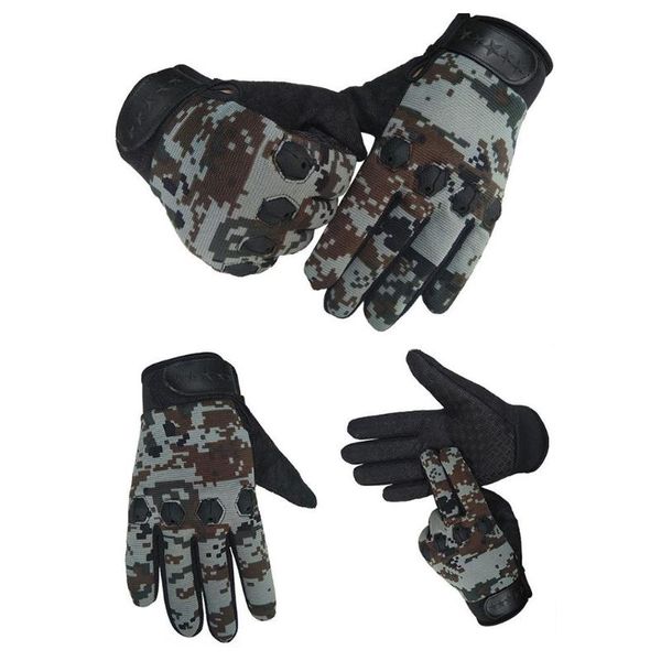 1pc full finger anti-slip camouflage glove hunting cycling outdoor mitten bicycle motorcycle shockproof gloves, Black
1pc full finger anti-slip camouflage glove hunting cycling outdoor mitten bicycle motorcycle shockproof gloves, Black