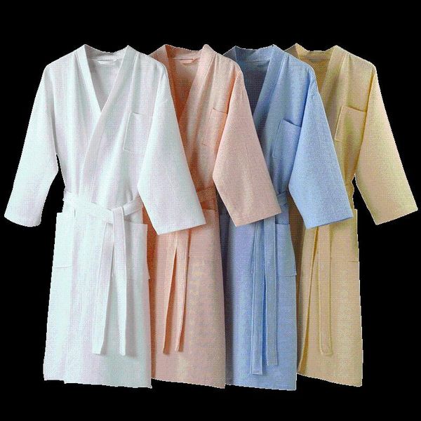 men's sleepwear 5 star bathrobe knee length summer robe cotton waffle bath plus size kimono men women dressing gown, Black;brown
men's sleepwear 5 star bathrobe knee length summer robe cotton waffle bath plus size kimono men women dressing gown, Black;brown