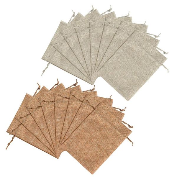 gift wrap 25pcs wedding hessian burlap linen favour bags jewelry drawstring pouch multi-functional environmental protection sack
gift wrap 25pcs wedding hessian burlap linen favour bags jewelry drawstring pouch multi-functional environmental protection sack