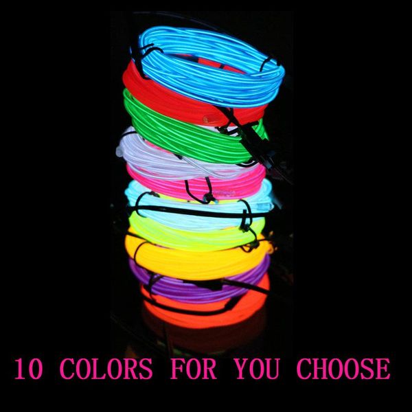strips 1m/3m/5m 3v flexible neon light glow el wire rope tape cable strip led shoes clothing car waterproof
strips 1m/3m/5m 3v flexible neon light glow el wire rope tape cable strip led shoes clothing car waterproof