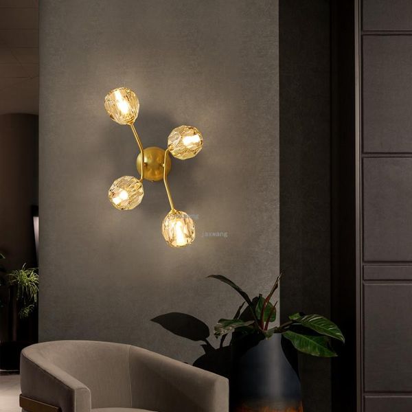 wall lamp modern luxury crystal nordic led glass sconces lighting kitchen fixtures beside bedroom light indoor
wall lamp modern luxury crystal nordic led glass sconces lighting kitchen fixtures beside bedroom light indoor