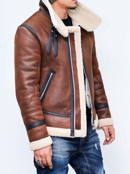 men's jackets motorcycle pu leather winter men faux fur jacket coats mens outwear fleece warm cashmere cotton parkas coat 76k9, Black;brown
men's jackets motorcycle pu leather winter men faux fur jacket coats mens outwear fleece warm cashmere cotton parkas coat 76k9, Black;brown