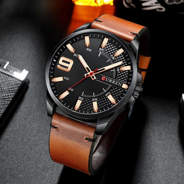 wristwatches curren men watch fashion business luminous hands quartz classic exquisite alloy case leather band waterproof wrist, Slivery;brown
wristwatches curren men watch fashion business luminous hands quartz classic exquisite alloy case leather band waterproof wrist, Slivery;brown