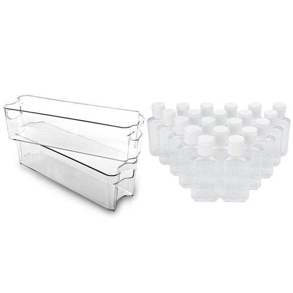 storage bottles & jars 20 pcs 60ml portable travel clear empty refillable liquid bottle 2 stackable plastic refrigerator boxes
storage bottles & jars 20 pcs 60ml portable travel clear empty refillable liquid bottle 2 stackable plastic refrigerator boxes
