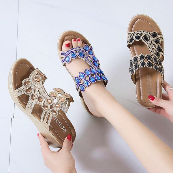 slippers sagace summer women 2021 platform bohemian style wedges casual shoes thick bottom open toe sandals beach slip on slides, Black
slippers sagace summer women 2021 platform bohemian style wedges casual shoes thick bottom open toe sandals beach slip on slides, Black