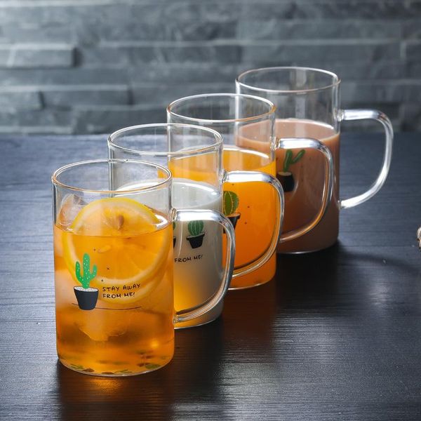 wine glasses thickened high temperature resistant glass water cup with handle tea household juice (4 pcs / 6 pcs) cold
wine glasses thickened high temperature resistant glass water cup with handle tea household juice (4 pcs / 6 pcs) cold