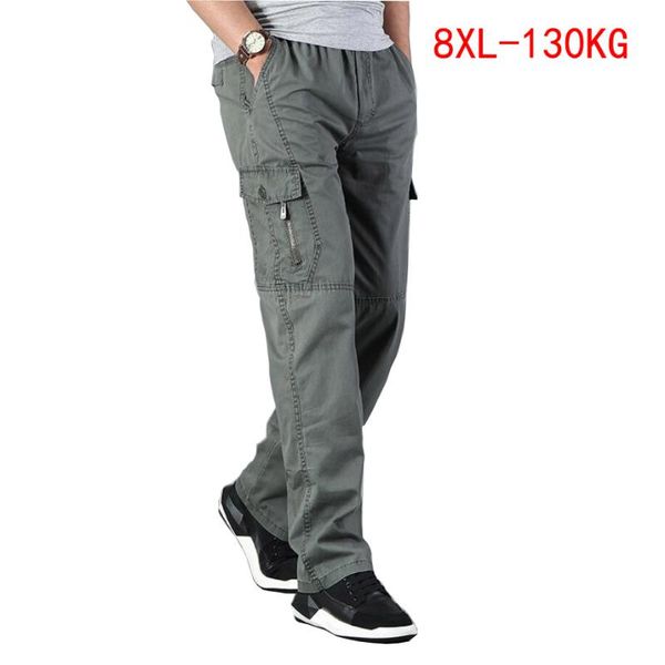 men's pants 8xl 130kg men cargo stretch straight trousers autumn khaki large size big pocket military safari casual, Black
men's pants 8xl 130kg men cargo stretch straight trousers autumn khaki large size big pocket military safari casual, Black
