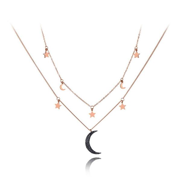 neo-gothic stainless steel double layer star & moon choker necklaces jewelry lovely pendant necklace for women n19164 chokers, Golden;silver
neo-gothic stainless steel double layer star & moon choker necklaces jewelry lovely pendant necklace for women n19164 chokers, Golden;silver