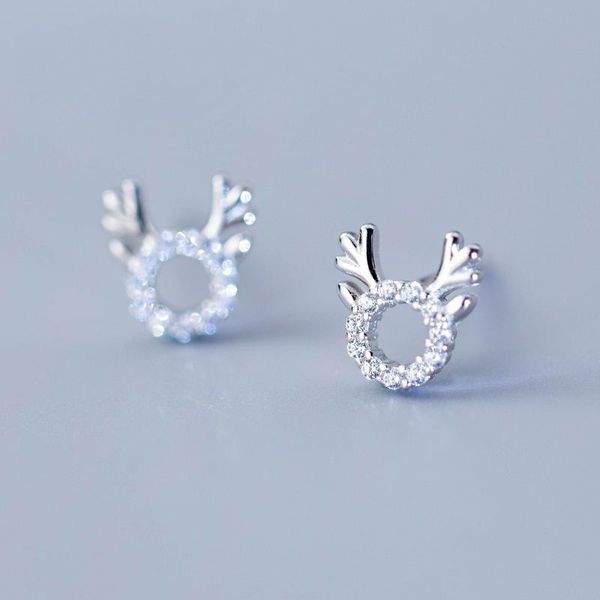 stud 100% 925 solid real sterling silver elk cz earring for winter women girl christmas present, Golden;silver
stud 100% 925 solid real sterling silver elk cz earring for winter women girl christmas present, Golden;silver