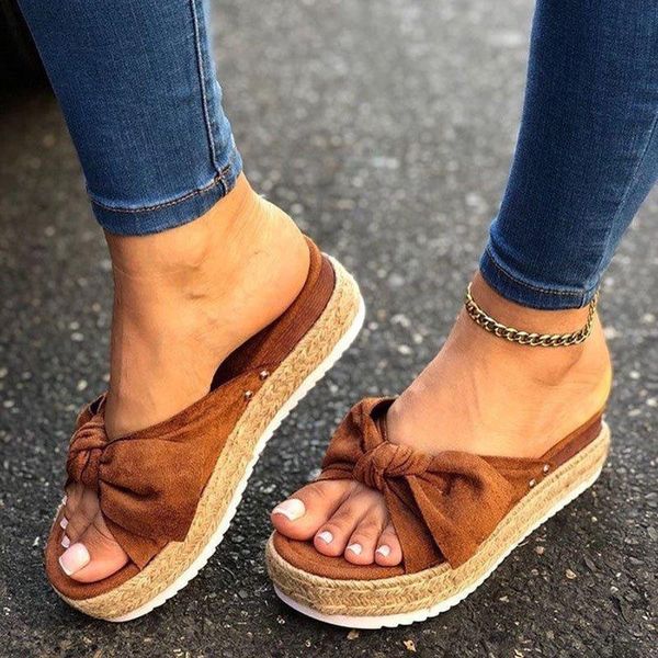 women's ladies casual bowknot open toe platforms sandals wedges shoes slippers women slides wedge, Black
women's ladies casual bowknot open toe platforms sandals wedges shoes slippers women slides wedge, Black