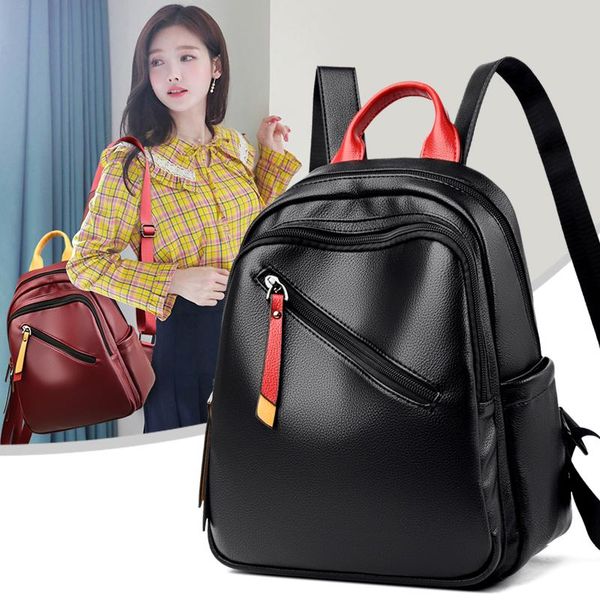 school bags 2021 fashion pu women backpack female large capacity bag casual ladies anti theft travel rucksack waterproof mochila
school bags 2021 fashion pu women backpack female large capacity bag casual ladies anti theft travel rucksack waterproof mochila