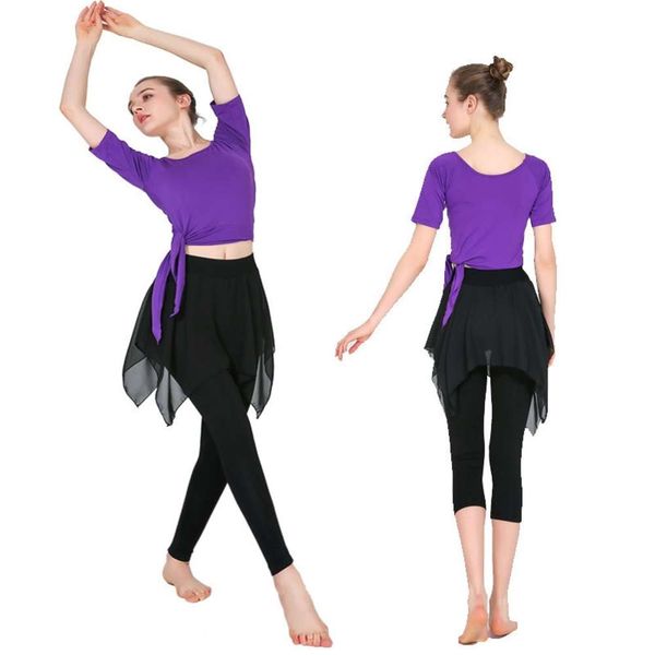 yoga women's summer quick drying modal cotton gauze skirt modern dance training suit body building exercise, Gray
yoga women's summer quick drying modal cotton gauze skirt modern dance training suit body building exercise, Gray