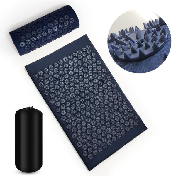 acupressure massage mat yoga back body pain spike acupuncture massager cushion with pillow set for relieving stress mats
acupressure massage mat yoga back body pain spike acupuncture massager cushion with pillow set for relieving stress mats