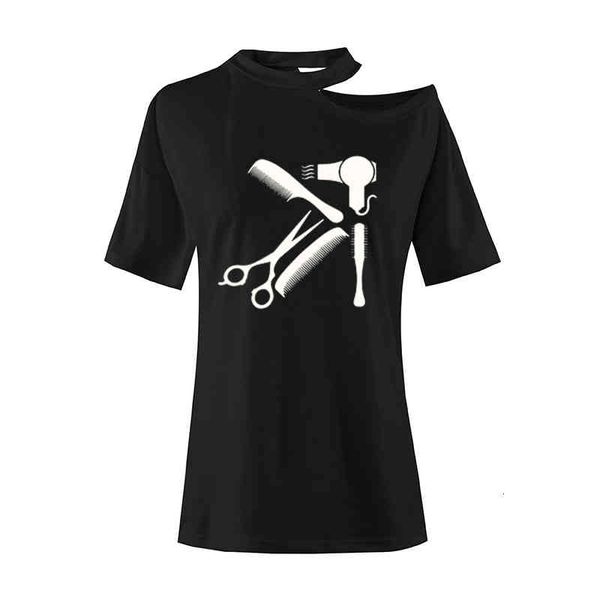 art hair salon camisetas shirt hairstyle barber shirt funny women tumblr fashion short sleeve tee off shoulder, White
art hair salon camisetas shirt hairstyle barber shirt funny women tumblr fashion short sleeve tee off shoulder, White