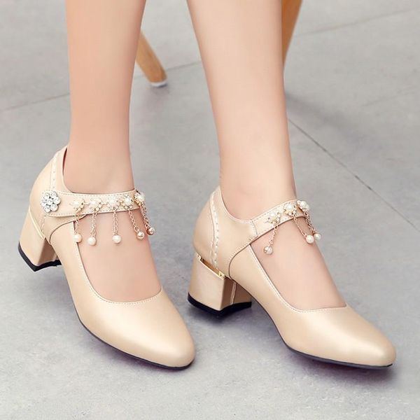 dress shoes oversized ladies high heels women woman pumps round-headed shallow thick-heeled single, Black
dress shoes oversized ladies high heels women woman pumps round-headed shallow thick-heeled single, Black