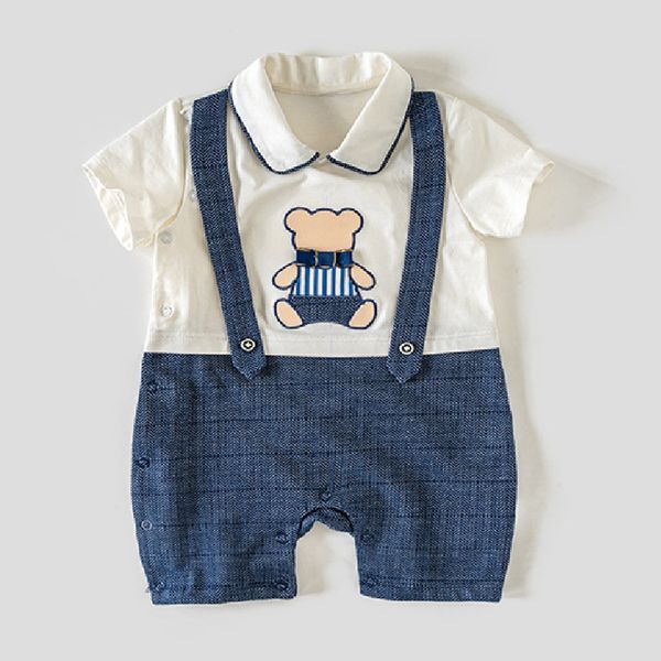 baby boys romper for newborn summer denim baby clothes 1st gentlrman newborn boys onesie cartoon cotton infant jumpsuit overalls, Blue
baby boys romper for newborn summer denim baby clothes 1st gentlrman newborn boys onesie cartoon cotton infant jumpsuit overalls, Blue