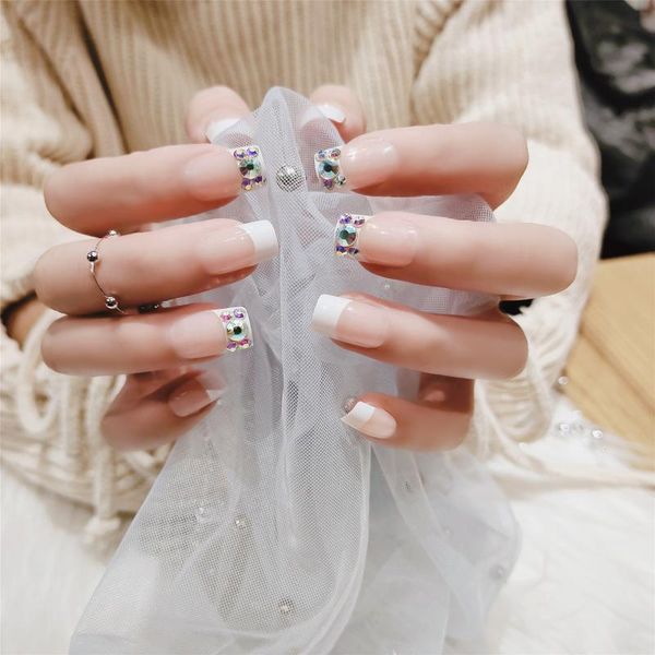 false nails 24pcs white diamonds wear long paragraph fashion manicure patch save time wearable nail, Red;gold
false nails 24pcs white diamonds wear long paragraph fashion manicure patch save time wearable nail, Red;gold