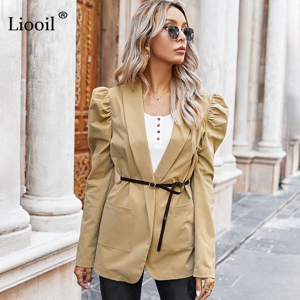 jacket casual autumn winter coat and jacket women long puff sleeve turn-down collar with pockets female khaki outwears a0sb, Black;brown
jacket casual autumn winter coat and jacket women long puff sleeve turn-down collar with pockets female khaki outwears a0sb, Black;brown