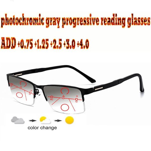 sunglasses pochromic gray progressive multifocal reading glasses business men halfrim frame tr90 +1.0 +1.5 +1.75 +2.0 +2.5 +3 +3.5 +4, White;black
sunglasses pochromic gray progressive multifocal reading glasses business men halfrim frame tr90 +1.0 +1.5 +1.75 +2.0 +2.5 +3 +3.5 +4, White;black
