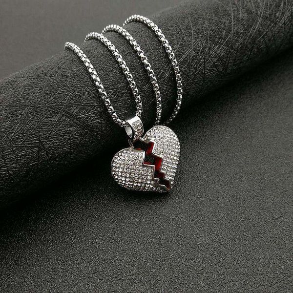 pendant necklaces potcet neutral stainless steel heart-shaped necklace geometric fashion hip hop party jewelry, Silver
pendant necklaces potcet neutral stainless steel heart-shaped necklace geometric fashion hip hop party jewelry, Silver