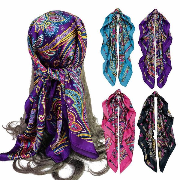 scarves silk scarf women's large square 90cm satin wholesale cashew flower, Blue;gray
scarves silk scarf women's large square 90cm satin wholesale cashew flower, Blue;gray
