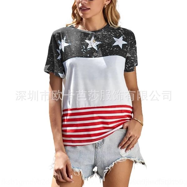 dt6 2021 summer printing faion loose casual - short sleeve striped women's t-shirt 2021 summer printing faion loose casual t-irtwomen&#, White
dt6 2021 summer printing faion loose casual - short sleeve striped women's t-shirt 2021 summer printing faion loose casual t-irtwomen&#, White