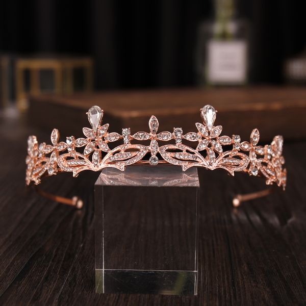 trendy rose gold rhinestone crown flower bridal hair accessories wedding headpiece hair ornaments bride hair jewelry crown tiaradio chan con, Golden;white
trendy rose gold rhinestone crown flower bridal hair accessories wedding headpiece hair ornaments bride hair jewelry crown tiaradio chan con, Golden;white
