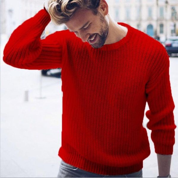 men's sweaters knitted sweater men pullover fashion solid warm cotton o-neck spring autumn clothes casual loose thick streetwears, White;black
men's sweaters knitted sweater men pullover fashion solid warm cotton o-neck spring autumn clothes casual loose thick streetwears, White;black