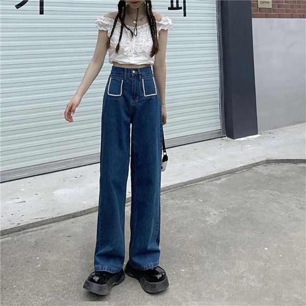women's jeans casual high waist loose women denim y2k streetwear vintage femme long wide leg pants female trousers capris pantalon, Blue
women's jeans casual high waist loose women denim y2k streetwear vintage femme long wide leg pants female trousers capris pantalon, Blue