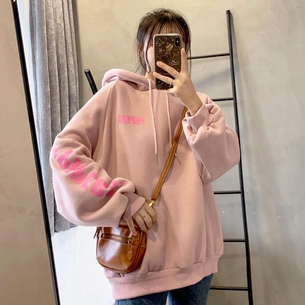 women's hoodies & sweatshirts 2021 korean autumn letter printed shirts women harajuku girls sweatshirt loose long sleeve female large c, Black
women's hoodies & sweatshirts 2021 korean autumn letter printed shirts women harajuku girls sweatshirt loose long sleeve female large c, Black