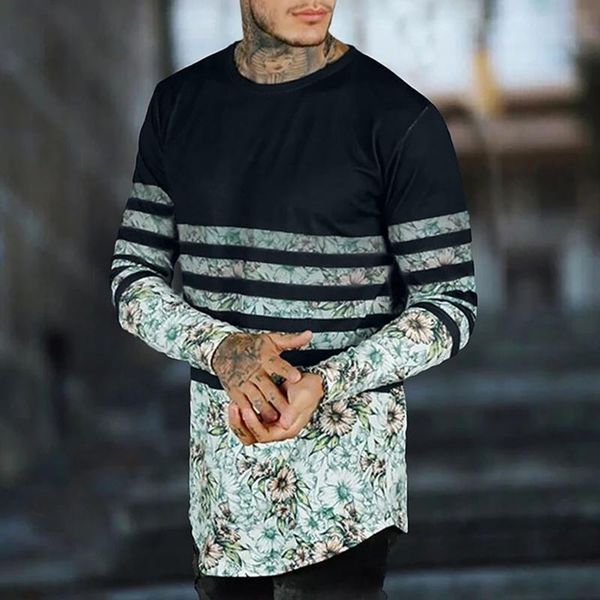 men's t-shirts striped flower print t shirt for men casual o neck long sleeve t-shirt camisetas hombre verano vintage tshirt koszulki, White;black
men's t-shirts striped flower print t shirt for men casual o neck long sleeve t-shirt camisetas hombre verano vintage tshirt koszulki, White;black