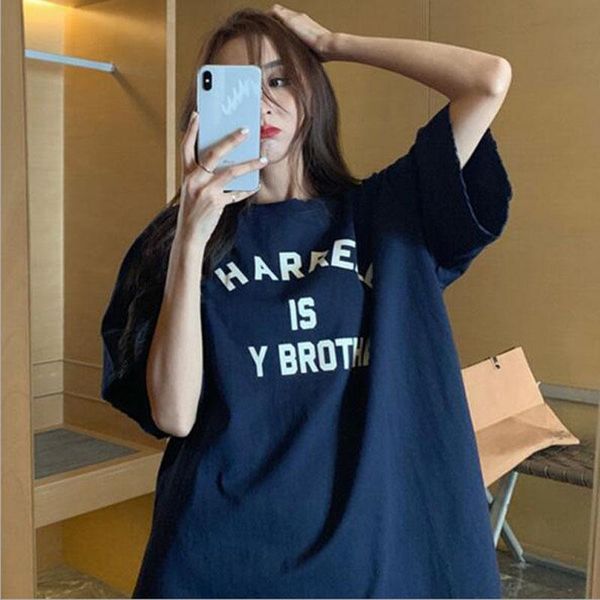 women's t-shirt women spring summer letters print short sleeve o neck t shirt feminina shirts, White
women's t-shirt women spring summer letters print short sleeve o neck t shirt feminina shirts, White