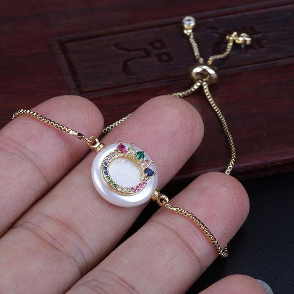 charm bracelets rainbow mix cz paved tiny crown round coin pearl connector gold dainty link bracelet for woman wedding jewelry gift, Golden;silver
charm bracelets rainbow mix cz paved tiny crown round coin pearl connector gold dainty link bracelet for woman wedding jewelry gift, Golden;silver
