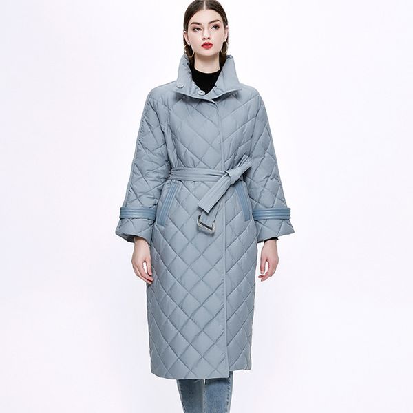 women's runway down coat stand collar lace up winter thick parkas overcoat warm outerwear with belt, Black
women's runway down coat stand collar lace up winter thick parkas overcoat warm outerwear with belt, Black