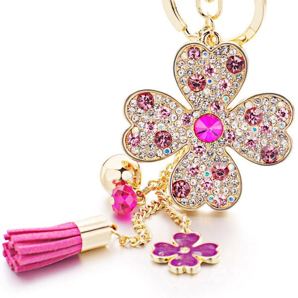 keychains beautiful lucky clover crystal key ring chains holder tricolor tassel bag delicate buckle pendant for car stylish keychain dk304, Silver
keychains beautiful lucky clover crystal key ring chains holder tricolor tassel bag delicate buckle pendant for car stylish keychain dk304, Silver