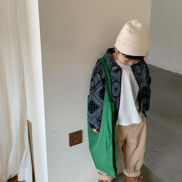 jackets korean style boys autumn retro floral zipper children fashion loose all-match coats, Blue;gray
jackets korean style boys autumn retro floral zipper children fashion loose all-match coats, Blue;gray